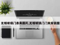 无框玻璃门条夹图片,无框玻璃门门夹安装图