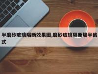 半磨砂玻璃隔断效果图,磨砂玻璃隔断墙半截式