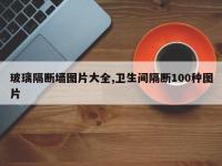 玻璃隔断墙图片大全,卫生间隔断100种图片
